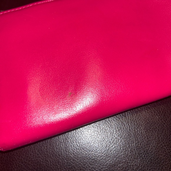 Tory Burch Hot Pink Zipper Wallet - Picture 3 of 9
